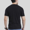 Midnight Black | Round Neck T-shirt | Regular Fit | Pure Cotton